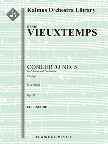 Concerto for Violin No. 5 in A minor, Op. 37 'Gretry'