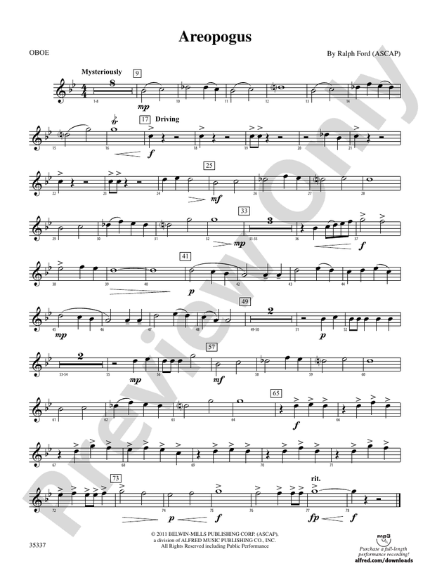 Areopogus: Oboe