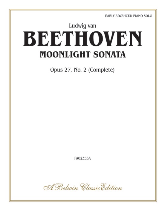 Moonlight Sonata, Opus 27, No. 2 (Complete)