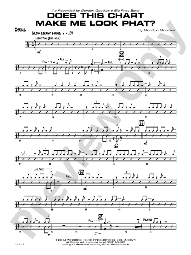 Does This Chart Make Me Look Phat?: Drums