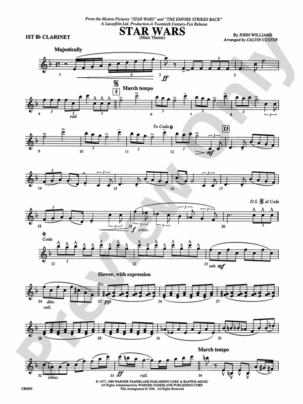 star-wars-main-theme-1st-b-flat-clarinet-1st-b-flat-clarinet-part