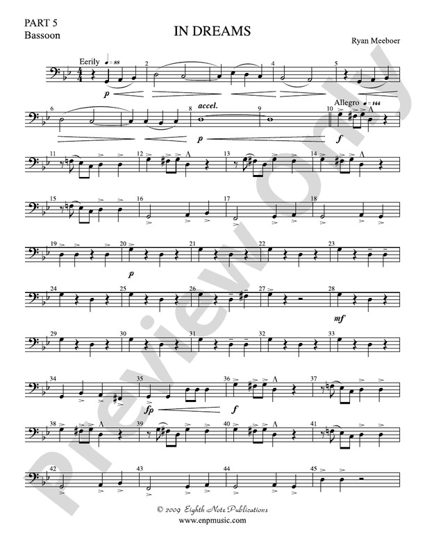In Dreams: Part 5 Bassoon