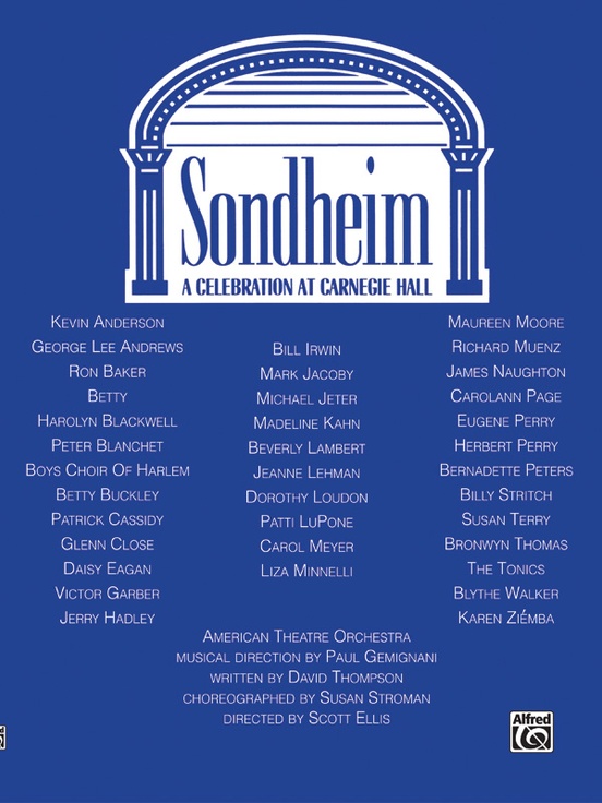 Stephen Sondheim: A Celebration at Carnegie Hall