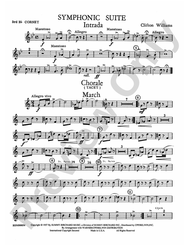 Symphonic Suite 3rd B Flat Cornet 3rd B Flat Cornet Part Digital Symphonic Suite 3rd B Flat Cornet 3rd B Flat Cornet Part Digital