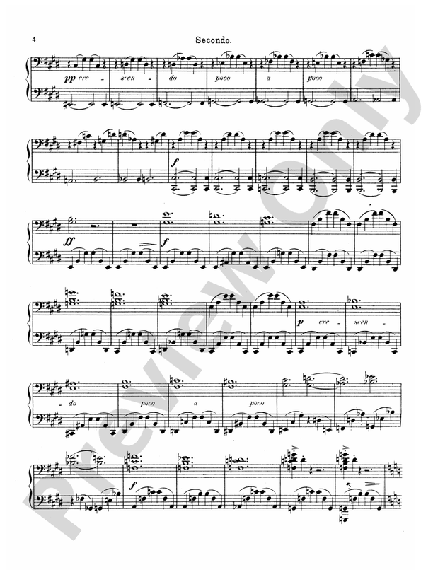 RimskyKorsakov Scheherazade (Suite Symphonique, Op. 35) Piano Duet