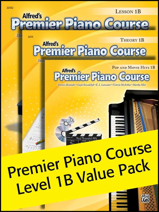 Premier Piano Course, Lesson, Theory & Pop Hits 1B (Value Pack 2012)