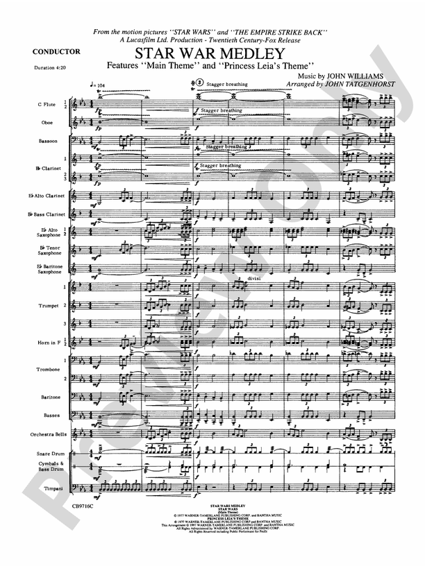 スターウォーズスコア STAR WARS suite for Orchestra John Williams: STAR WARS Suite for Orchestra.PDF - DraGIF.com