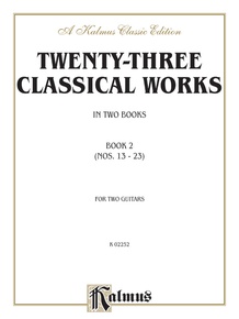 Twenty-Three Classical Works for Two Guitars, Book 2