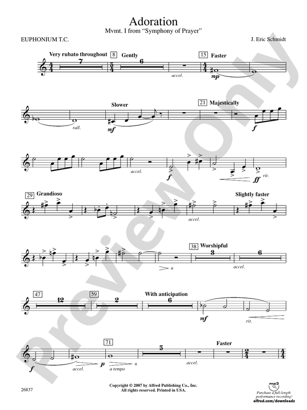 Afterlife: Baritone B.C.: Baritone B.C. Part - Digital Sheet Music