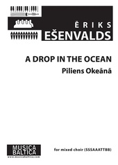 A Drop in the Ocean for SSSAAATTBB Choir