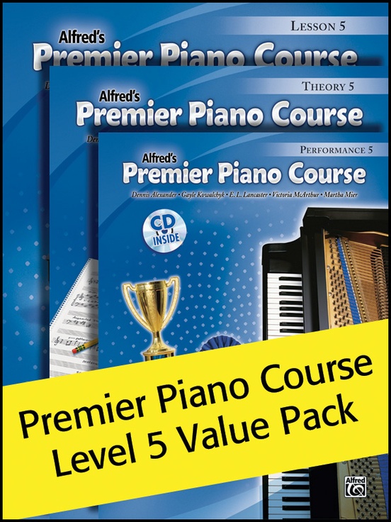 Premier Piano Course, Lesson, Theory & Performance 5 (Value Pack)