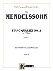Piano Quartets No. 2 in F Minor, Opus 2