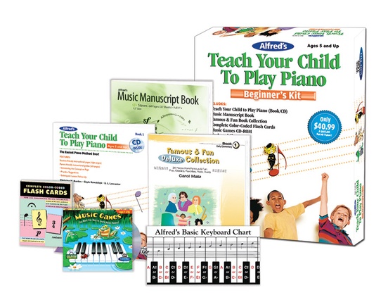Alfred's Teach Your Child to Play Piano: Beginner's Kit