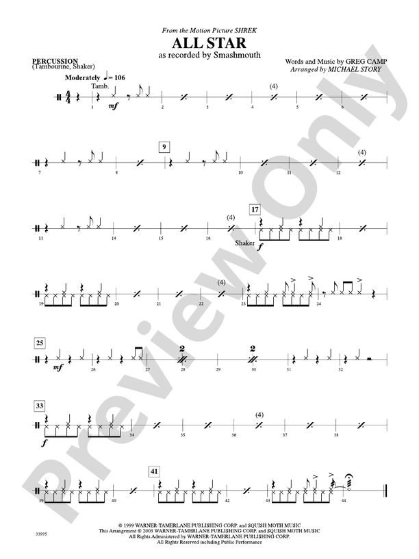 Great Movie Themes 1st Percussion 1st Percussion Part Digital Sheet Music Download