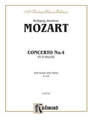 Mozart: Violin Concerto No. 4 in D Major, K. 218