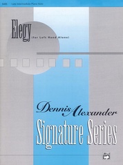 Elegy (for left hand alone) - Piano Solo