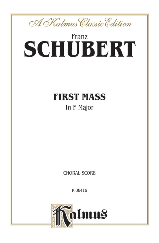 First Mass in F Major