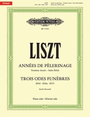 Années de pèlerinage: Troisième Année (Italie), Trois Odes funèbres