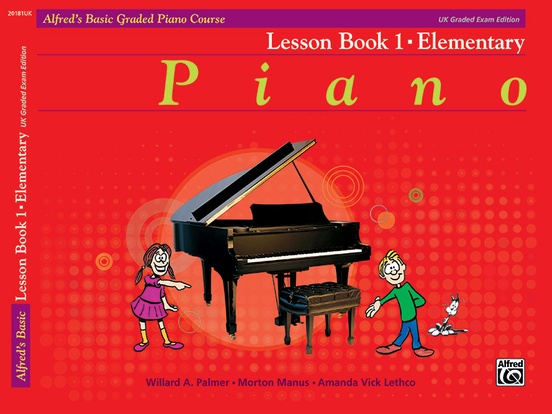 Alfred S Basic Graded Piano Course Lesson Book 1 Piano Book Willard A Palmer Sheet Music