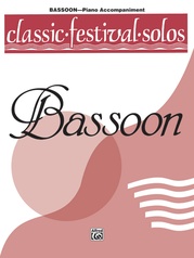 Classic Festival Solos (Bassoon), Volume 1 Piano Acc.