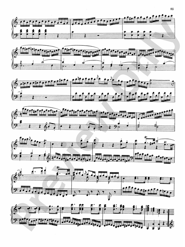 Mozart Sonatas (Urtext) Sonata in A Minor, K. 310 Part Digital