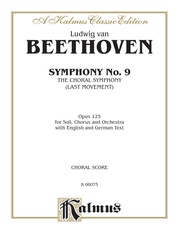 Symphony No. 9 (The Choral Symphony - Last Movement, Opus 125)