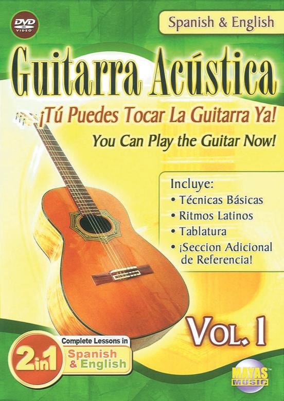 2 in 1 Bilingual: Guitarra Acústica Vol. 1