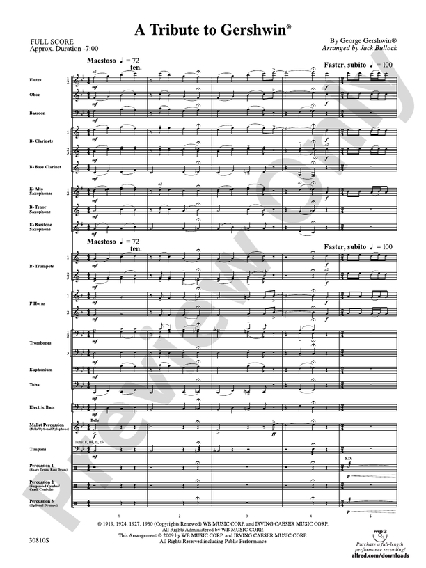 A Tribute to Gershwin