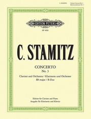 Clarinet Concerto No. 3 in B flat (Edition for Clarinet and Piano)