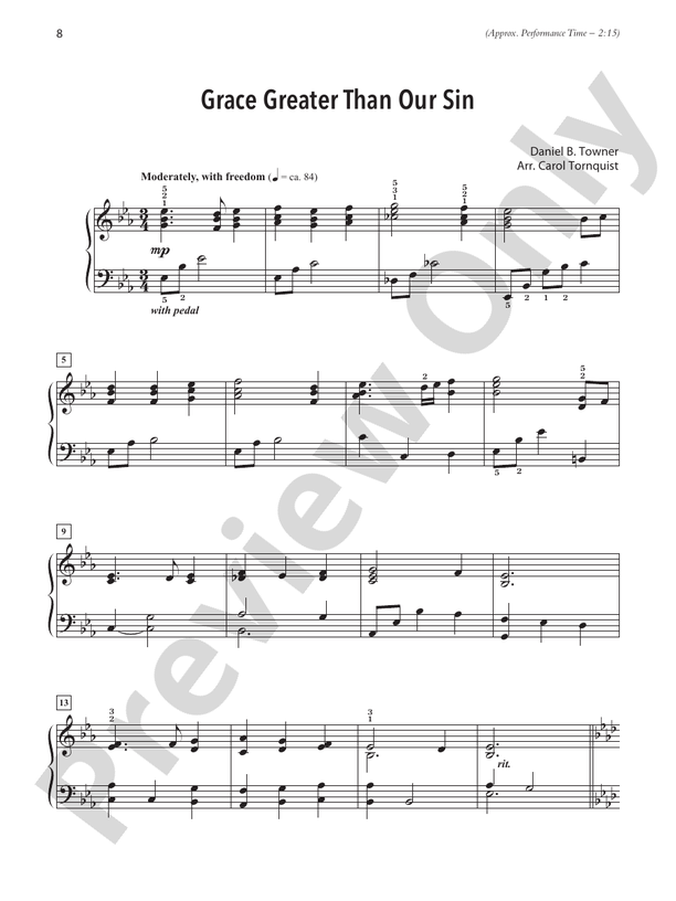 Offertories for Worship: Hymns: Piano Arrangements for Offerings or Other Occasions
