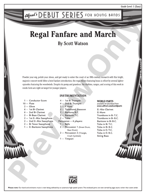 Regal Fanfare and March