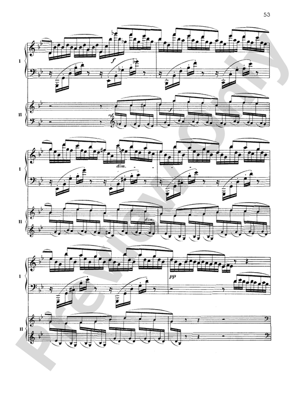 Fantaisie-tableaux (Suite No. 1), Opus 5 - III. Les larmes - Piano Duo (2 Pianos, 4 Hands)