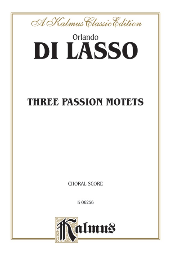 Three Passion Motets