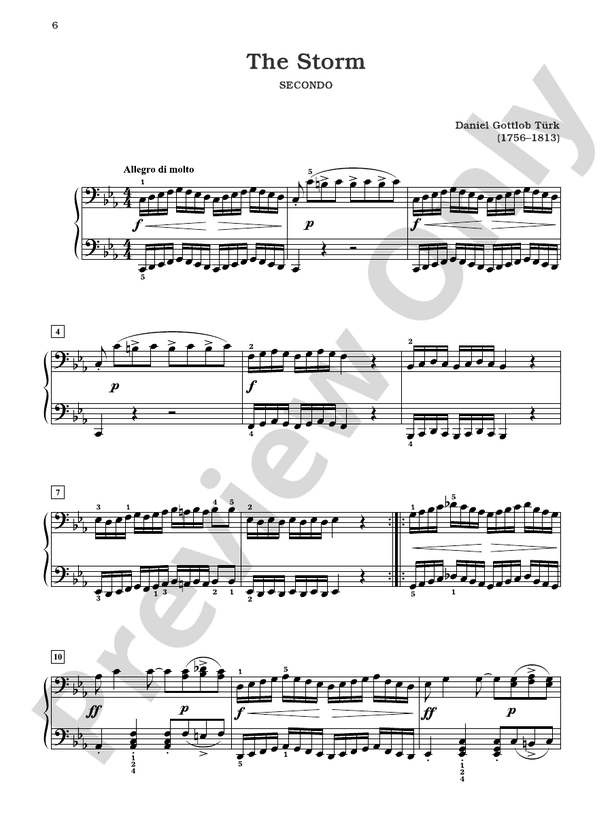 Masterwork Classics Duets, Level 6: A Graded Collection of Piano Duets by Master Composers