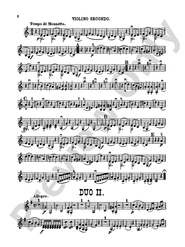 Pleyel: Six Easy Duets, Op. 8