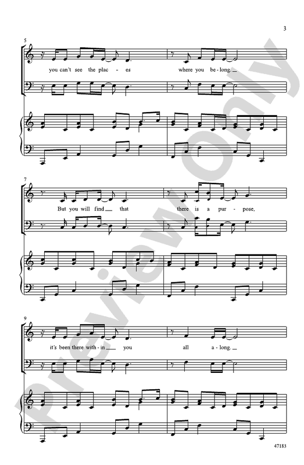 Glorious: SATB Choral Octavo: Stephanie Mabey - Digital Sheet