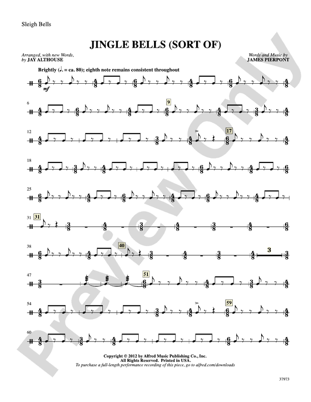 Jingle Bells (Sort Of) 1st Percussion 1st Percussion Part Digital