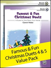 Famous & Fun Christmas Duets 4-5 (Value Pack)