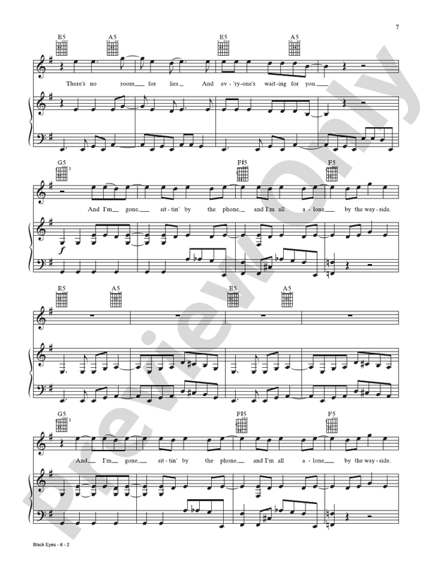 Black Eyes (from A Star Is Born)