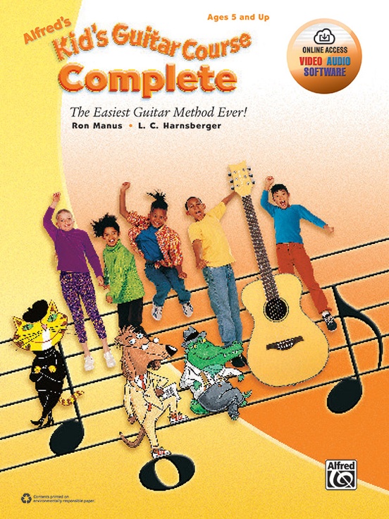 Alfred's Kid's Guitar Course Complete: Book u0026 Online Video/Audio/Software |  Sheet Music
