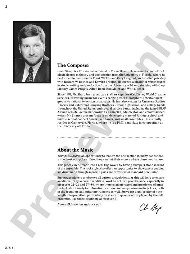 Trumpets Rock! Chris Sharp Digital Sheet Music Download