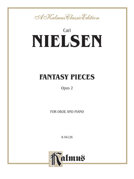 Nielsen Fantasy Pieces, Op. 2 Oboe Book Carl Nielsen Digital Sheet