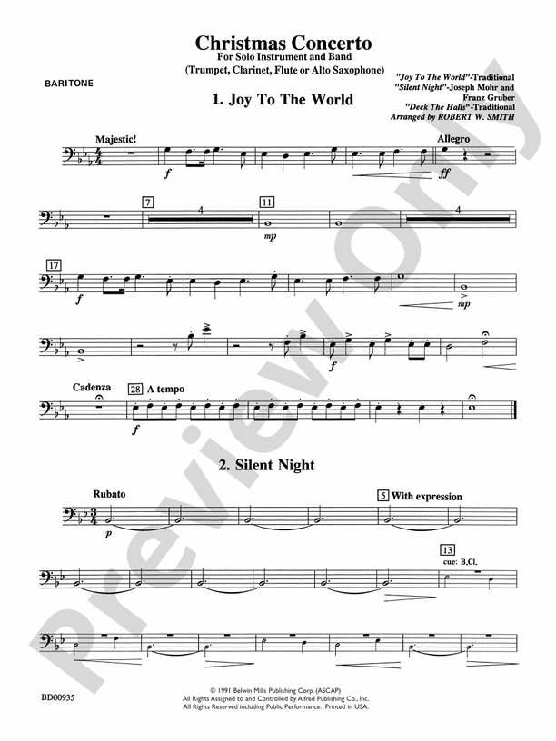 Christmas Concerto (Solo Trumpet, Flute, or Alto Saxophone