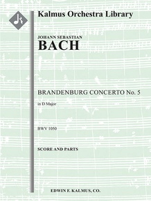 Brandenburg Concerto No. 5 In D, BWV 1050: : Johann Sebastian Bach ...