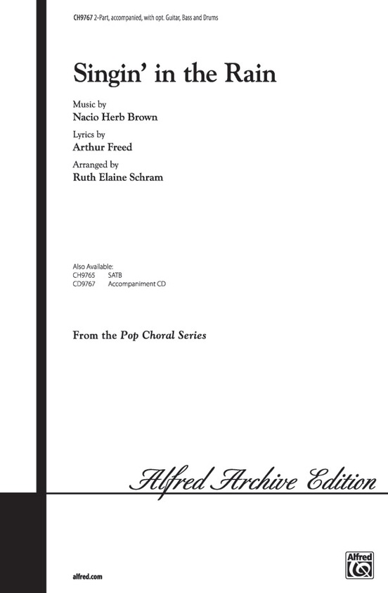 Singin' in the Rain: 2-Part Choral Octavo: Nacio Herb Brown | Sheet Music