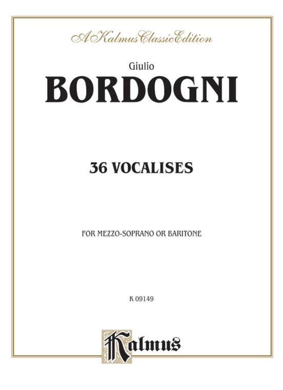 Thirty-six Vocalises in Modern Style (Spicker) 