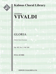 Gloria in D, Op. 103 No. 3/RV 589 (last movement arranged from Ruggieri's Gloria of 1708)