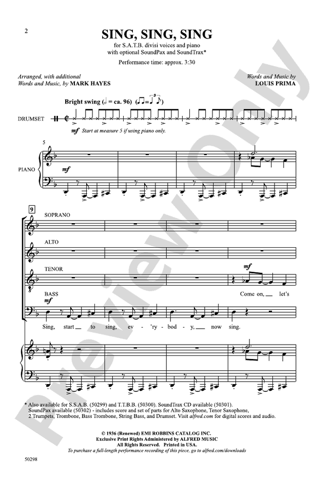 Sing, Sing, Sing