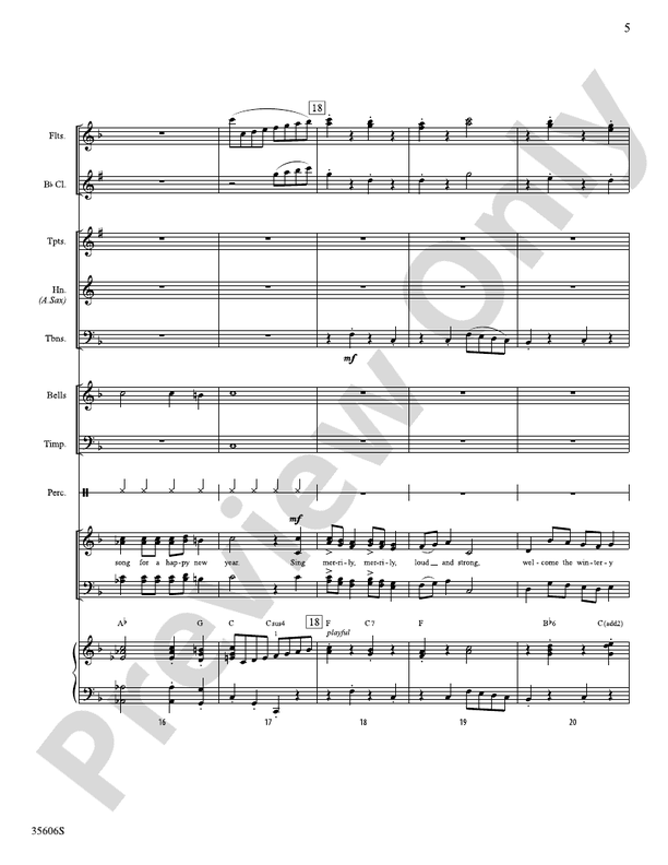 Merry Christmas, Merry Christmas (from Home Alone 2) Score Choir