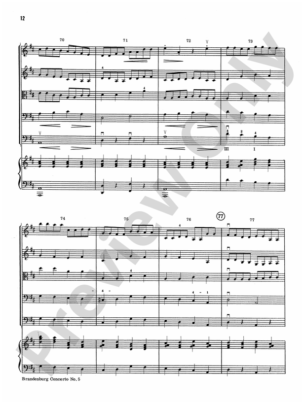 Brandenburg Concerto No. 5